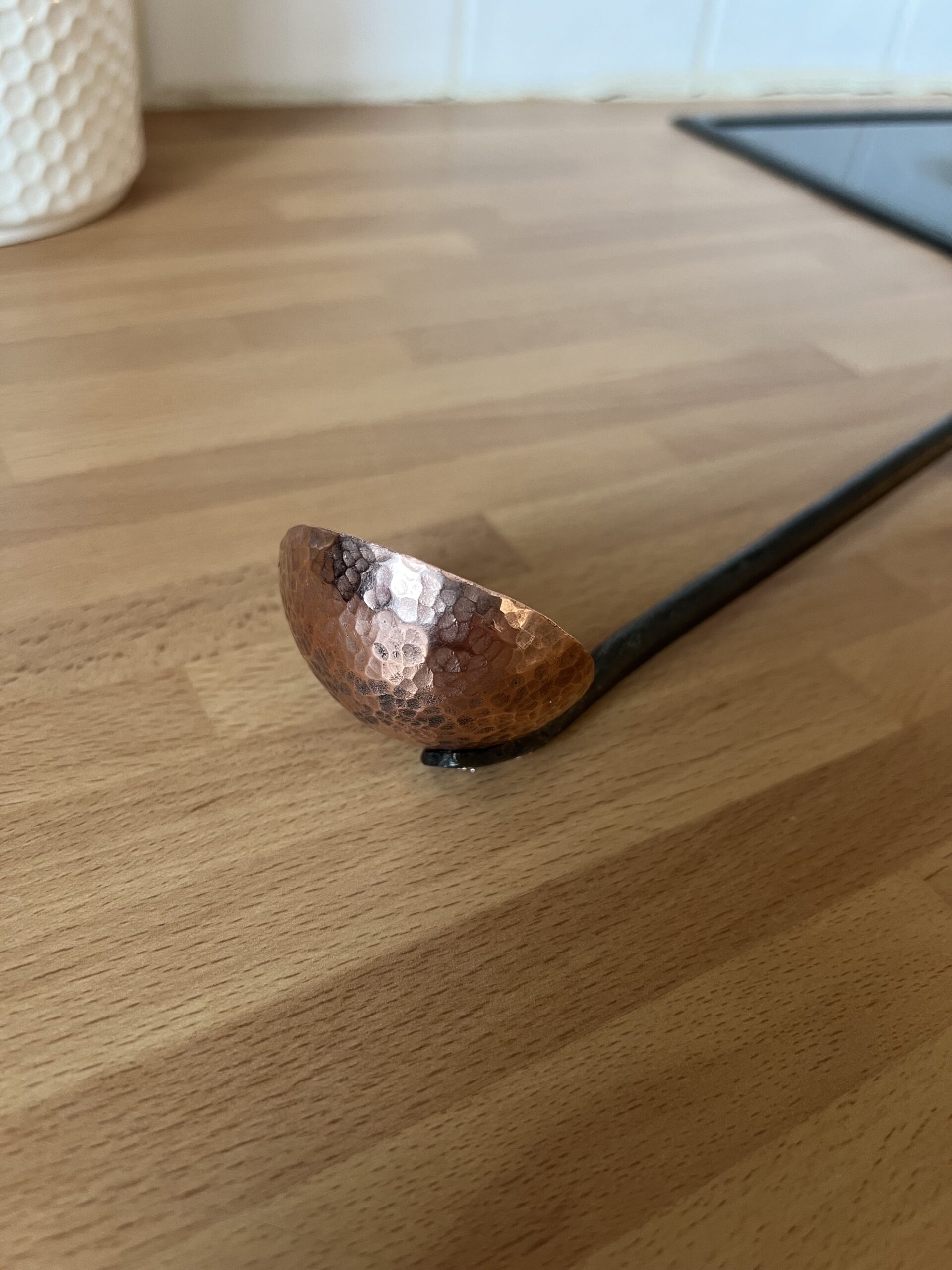 Copper Coffee Scoop / Hand Forged - Image 3