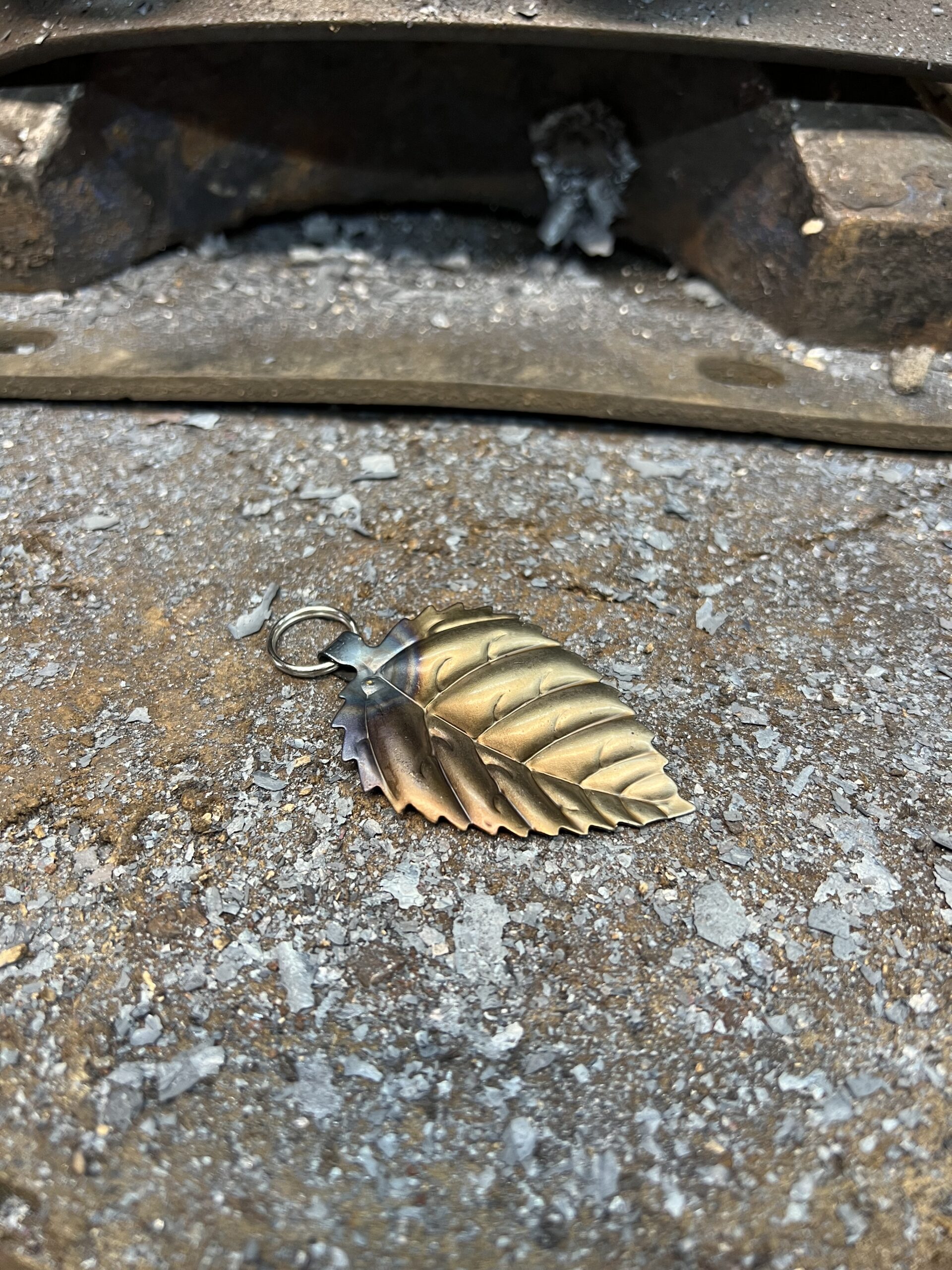 Leaf Key Ring / Hand Made / Unique - Image 4
