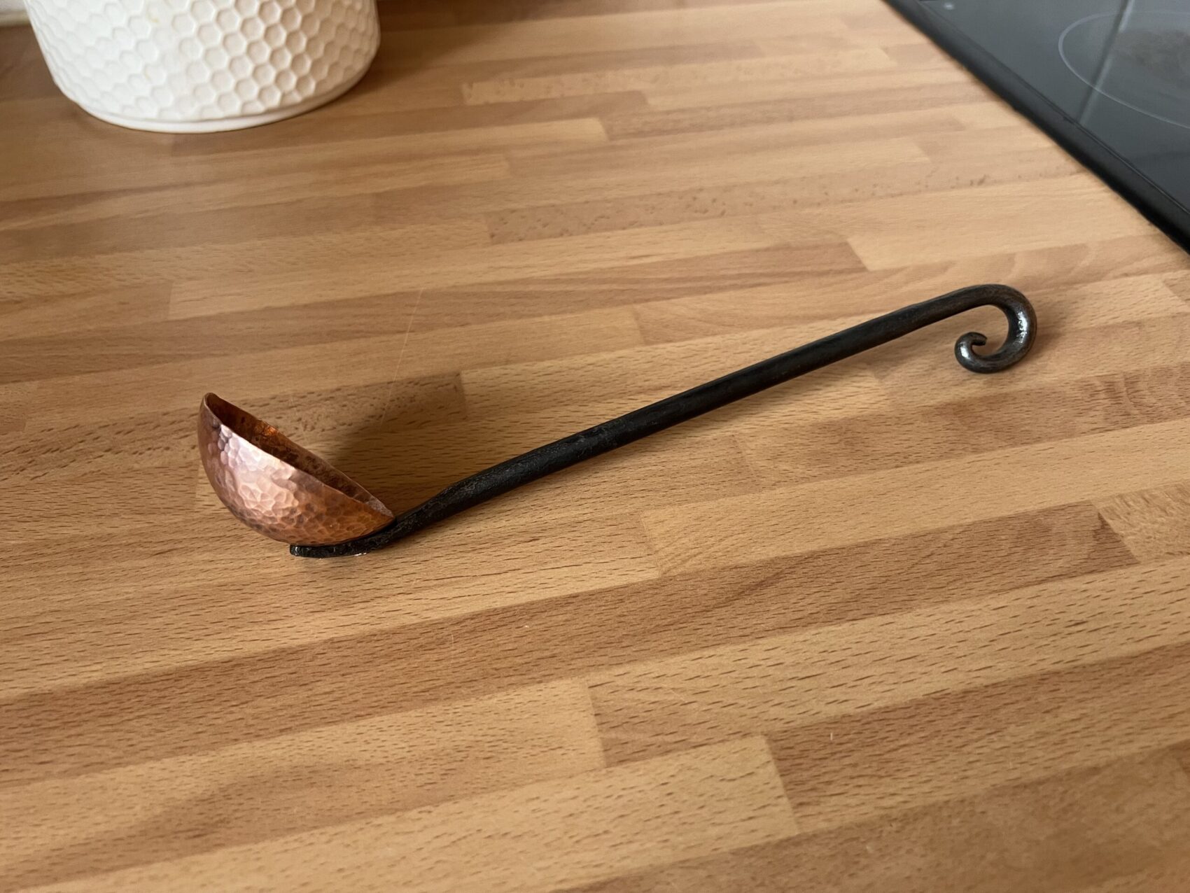 Copper Coffee Scoop / Hand Forged