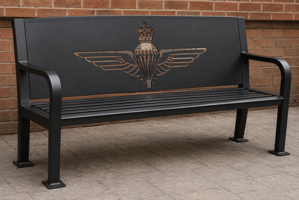 Parachute Regiment Bench / park / Garden / Airborne RV